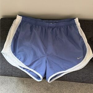 Nike Periwinkle Athletic Shorts with White Trim